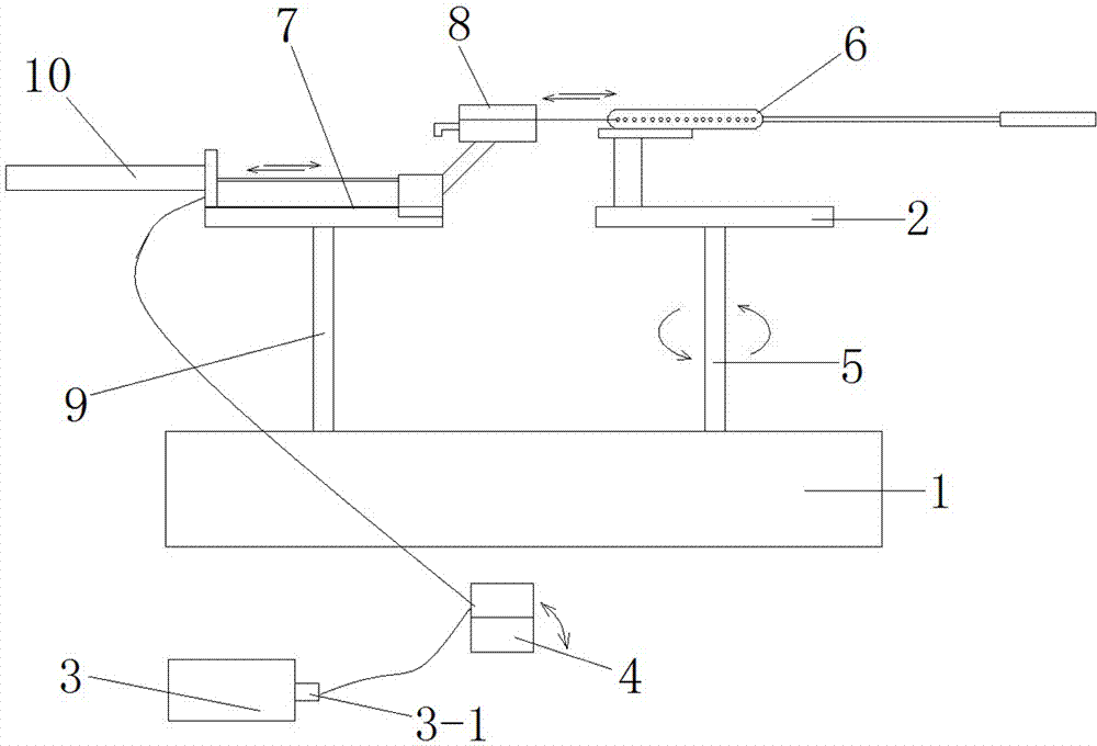 一种羽毛球拍的气动拉线机的制作方法