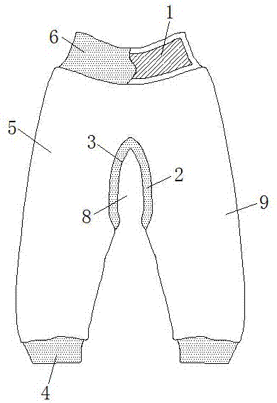 一种婴儿裤装的制作方法
