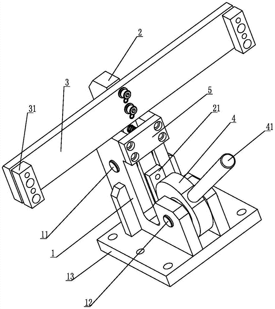 一种焊接夹具用凸轮夹紧装置的制作方法