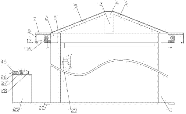 公路上工作人员使用的防雨伞的制作方法