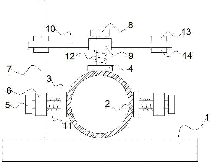 一种用于管道切割的高效夹具的制作方法