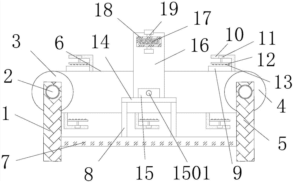 一种装潢材料用板材剪断后的毛刺去除装置的制作方法