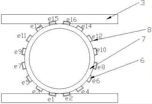 一种八对电极无衬里电磁流量传感器的制作方法