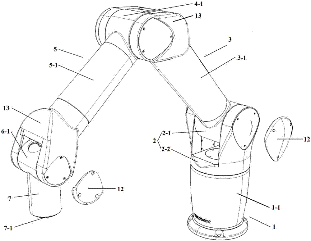 机械臂关节连接件及其机械臂的制作方法