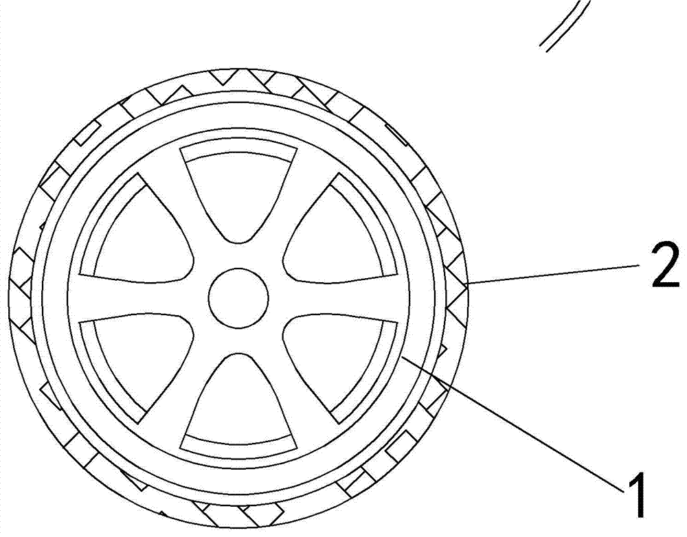 带磨损标记的汽车轮胎的制作方法