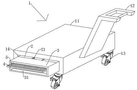 一种移动推车的太阳能开合侧翼展板的制作方法