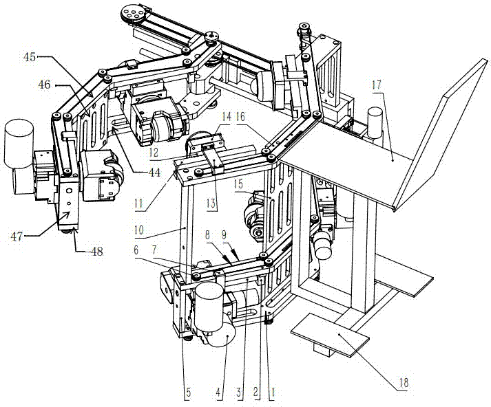 一种载人式爬杆机器人的制作方法