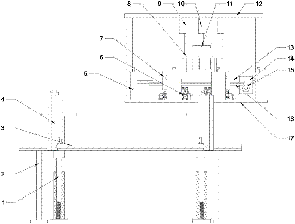 本发明涉及泡沫扎布加工领域,具体是指一种高效率的泡沫缝布机.