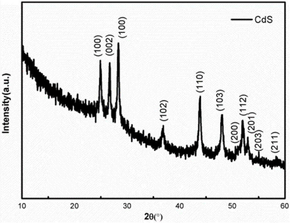 一种二维多层花状CdS的制备方法及产物与流程