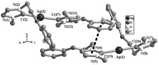 偶氮苯链接的环状氮杂环卡宾银配合物及其制备方法与应用与流程