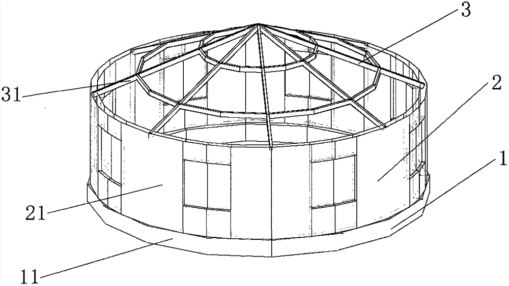 一种装配式蒙古包的建造方法与流程