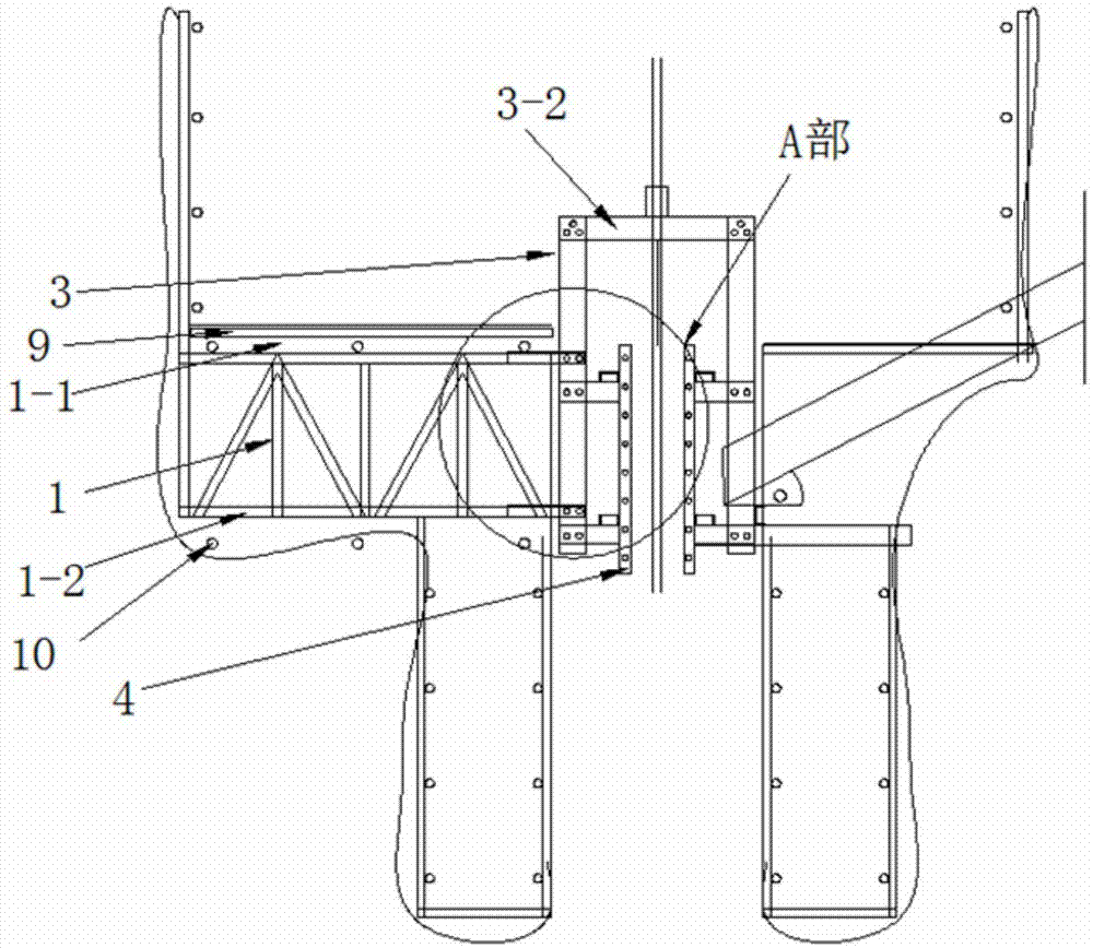 一种利用滑模外平台承载筒仓外悬挑檐沟的支模架的制作方法