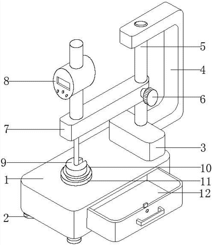 一种纺织物厚度仪的制作方法