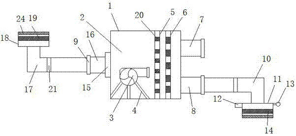 一种展会建筑的通风结构的制作方法