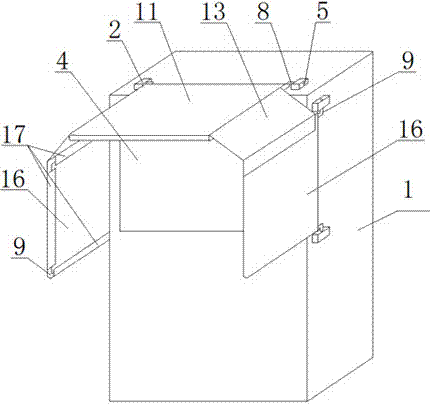 一种数字超声波探伤仪的遮光装置的制作方法