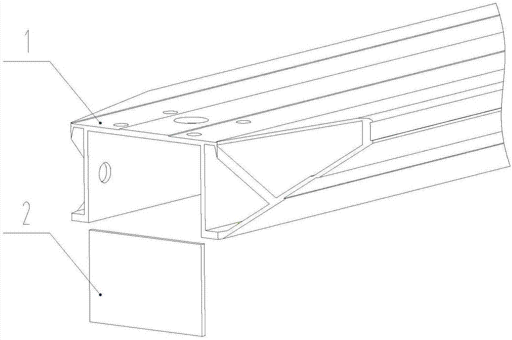 电池盒前封板连接结构的制作方法