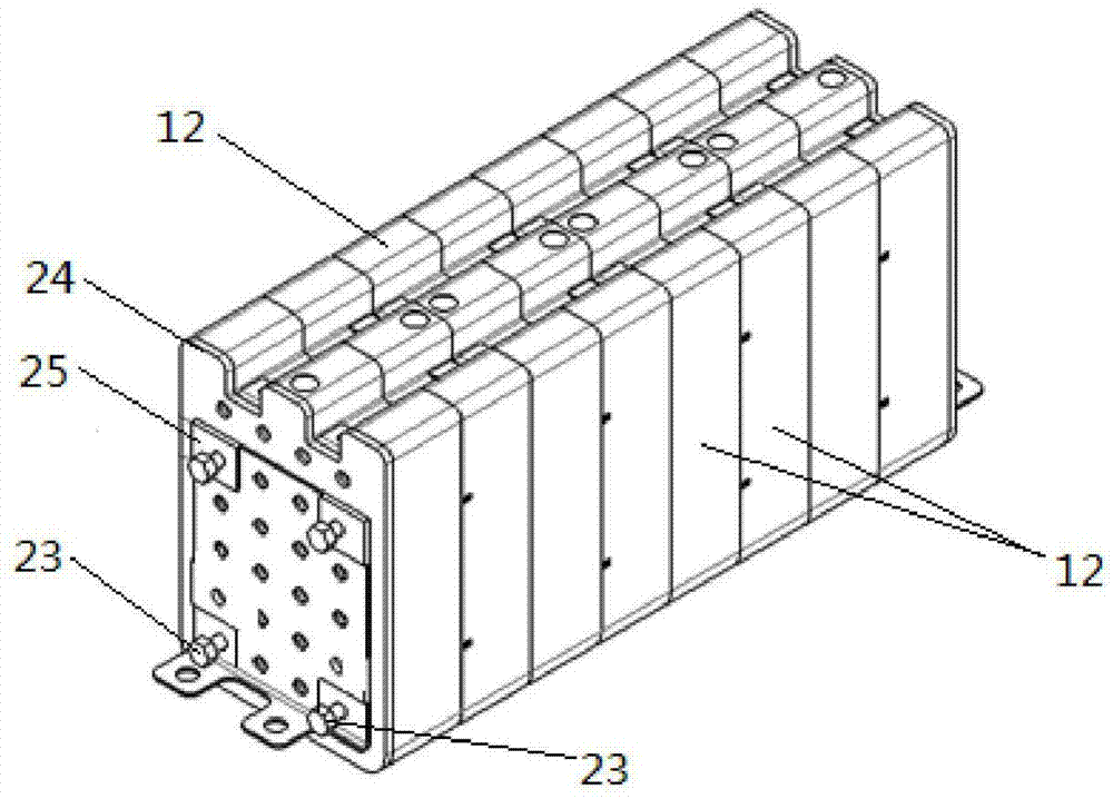 一种21700电芯串并联电池模组的制作方法