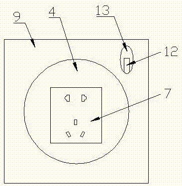 一种墙体内可转动的插座的制作方法