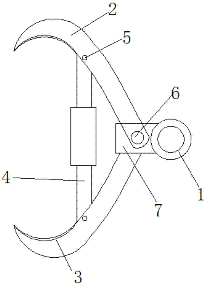 一种便于推送夹线钳的钢钩的制作方法