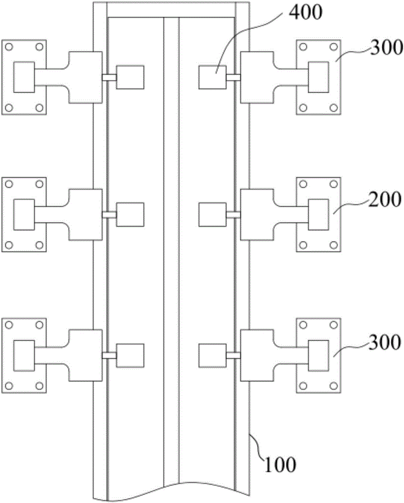 电梯高精度导轨进料装置的制作方法