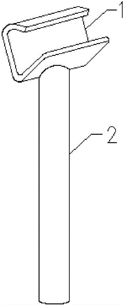 共板法兰风管弹簧夹安装工具的制作方法