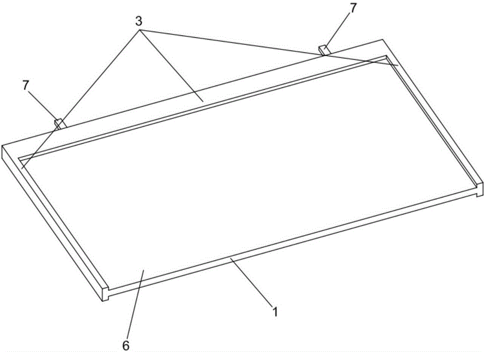 一种晶硅组件双面卡条叠层模板的制作方法