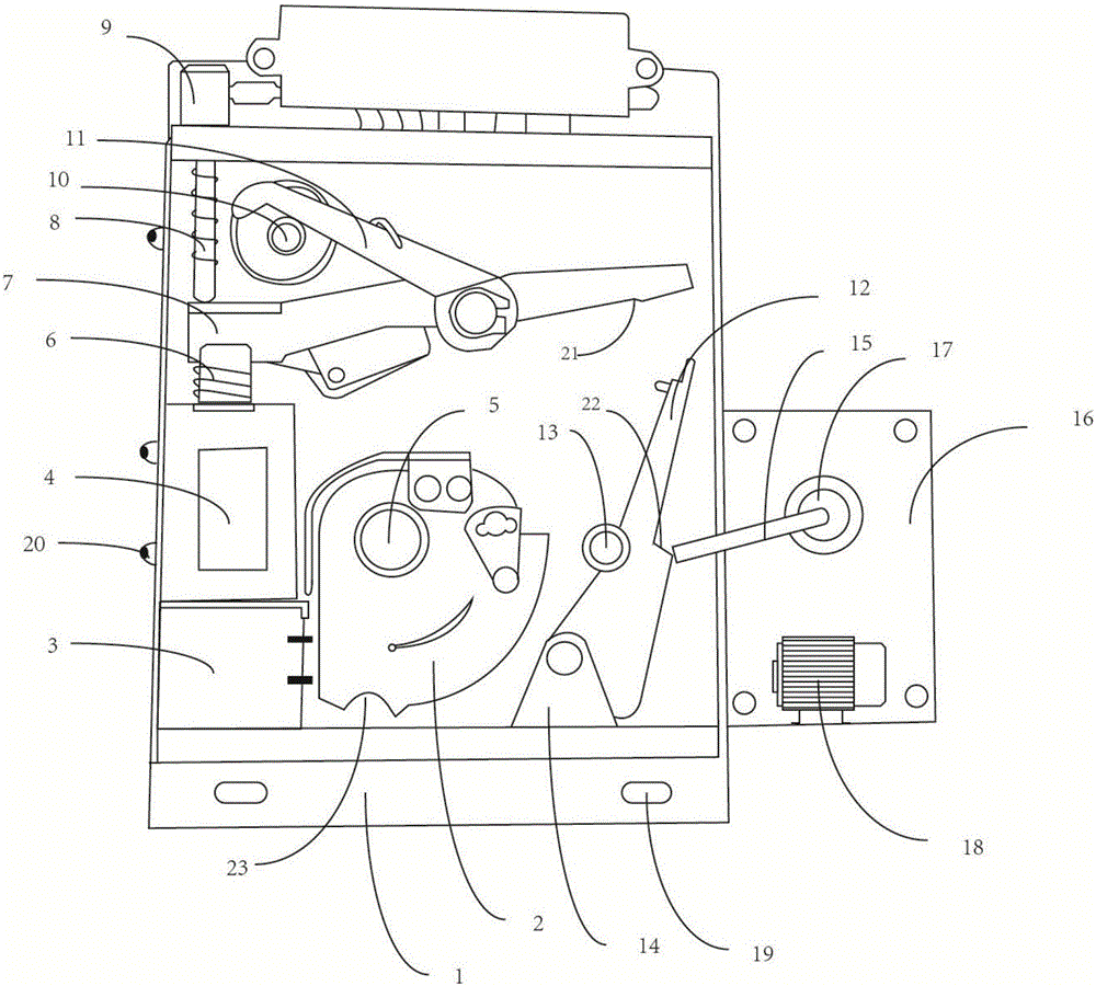 一种防火阀执行机构的制作方法