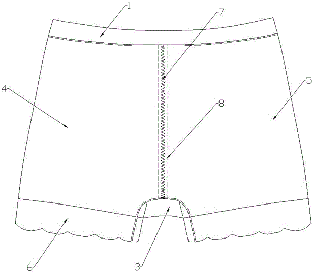 一种安全内裤的制作方法