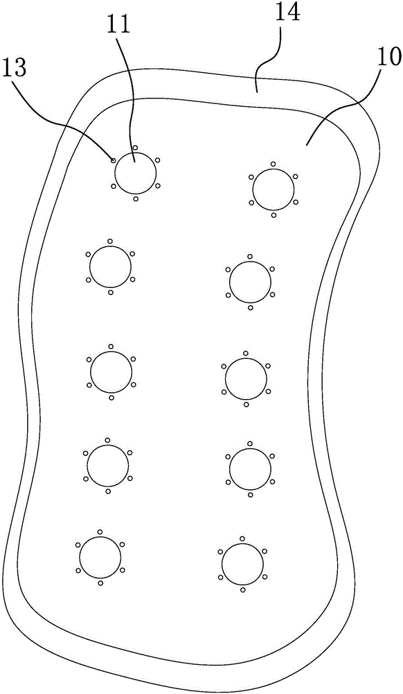 按摩型保暖袜的制作方法