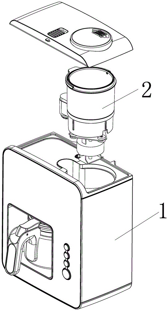 一种静音型咖啡冲泡机的制作方法