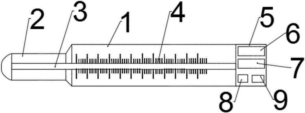 一种具有显示功能的温度计的制作方法