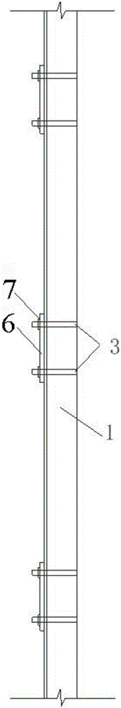 一种输电塔角钢斜材加固装置的制作方法