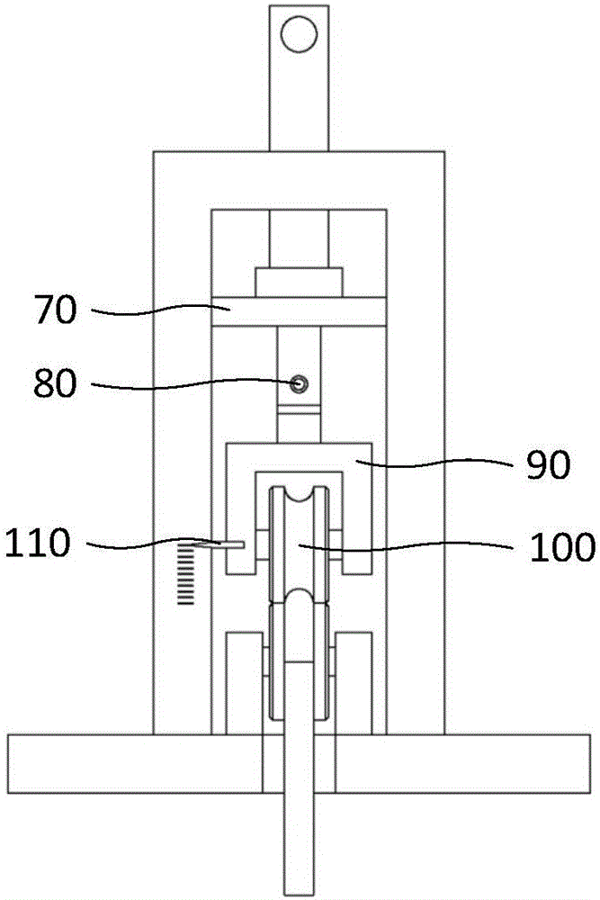 一种电梯牵引钢索张力检测工装的制作方法