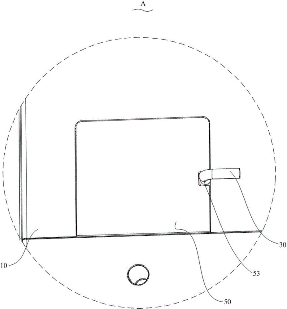 电源线固定结构及液晶电视的制作方法