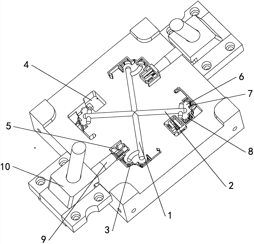 一种管夹成型模具的制作方法