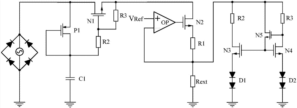 线性恒流电光驱动电路、集成电路与控制系统的制作方法