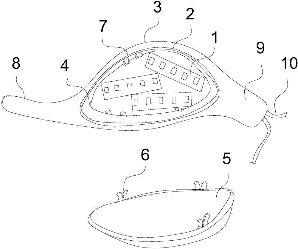 造型LED灯具的制作方法