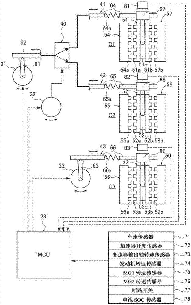 混合动力车辆的发电控制装置的制作方法