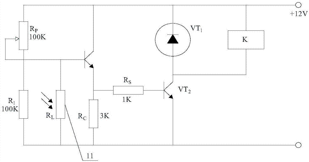 一种黄闪警示信号灯的制作方法