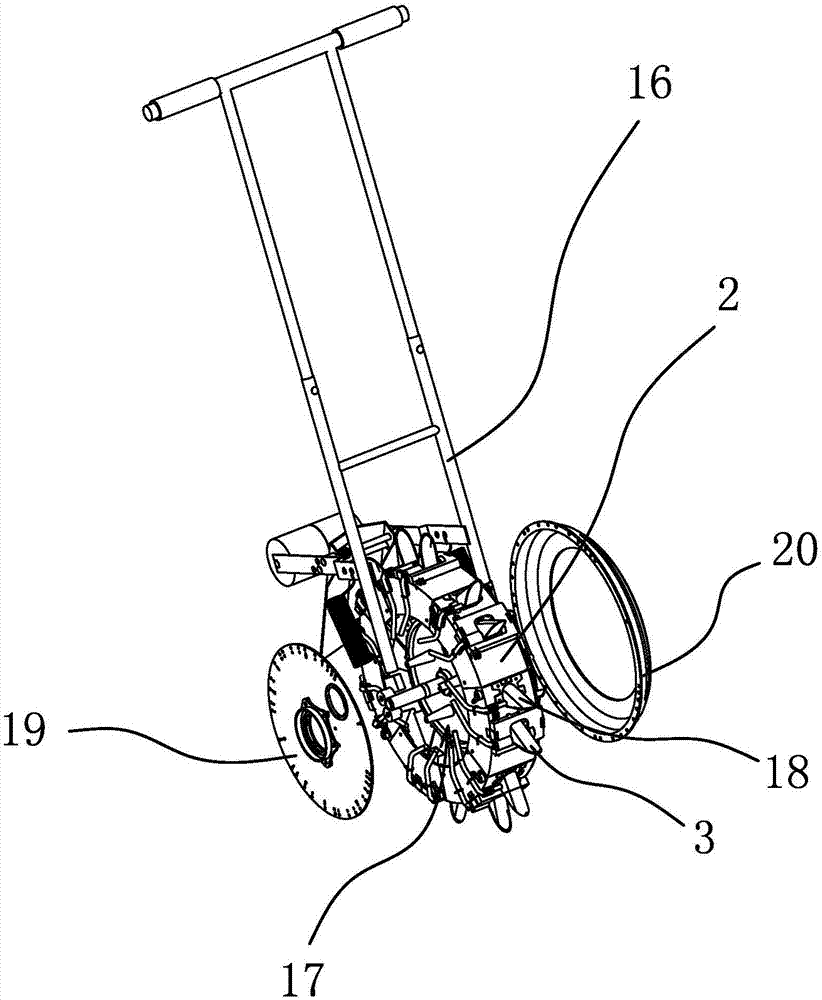 一种手推式滚轮播种机的制作方法