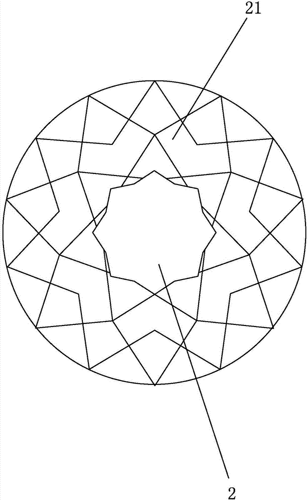 一种仿钻石的铂金结构及其加工设备的制作方法