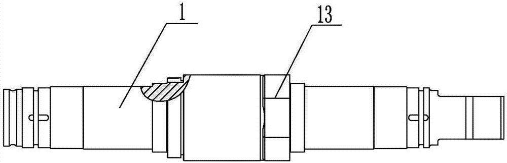 变截面轧机用分体式内冷轧辊辊系的制作方法
