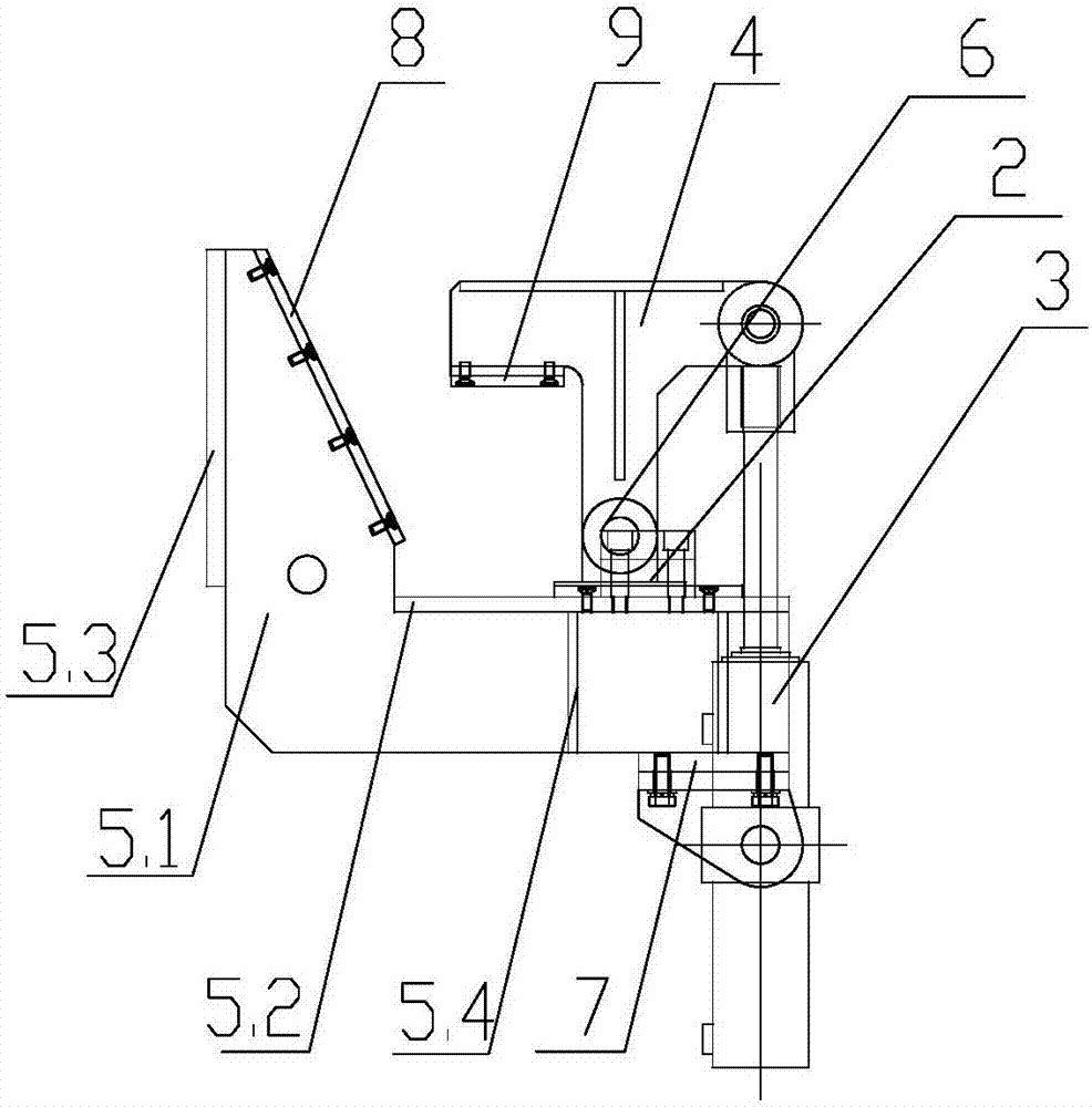 翻转机液压夹具的制作方法