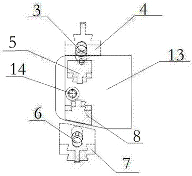 一种连续冲压模滑块折弯整形结构的制作方法