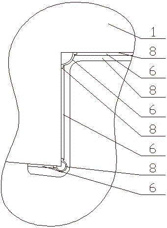 PU皮革凹凸纹路折压辊的缓冲垫结构的制作方法