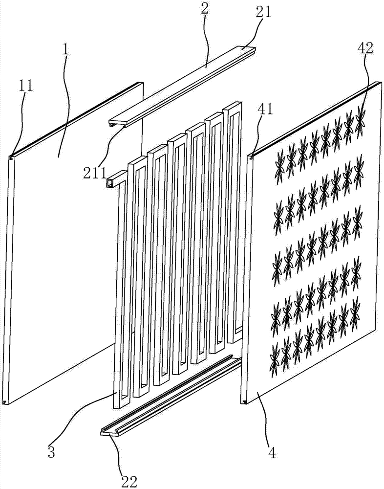 一种降温墙板的制作方法