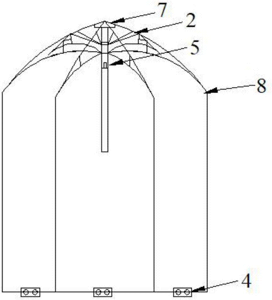 一种全方位雨伞的制作方法