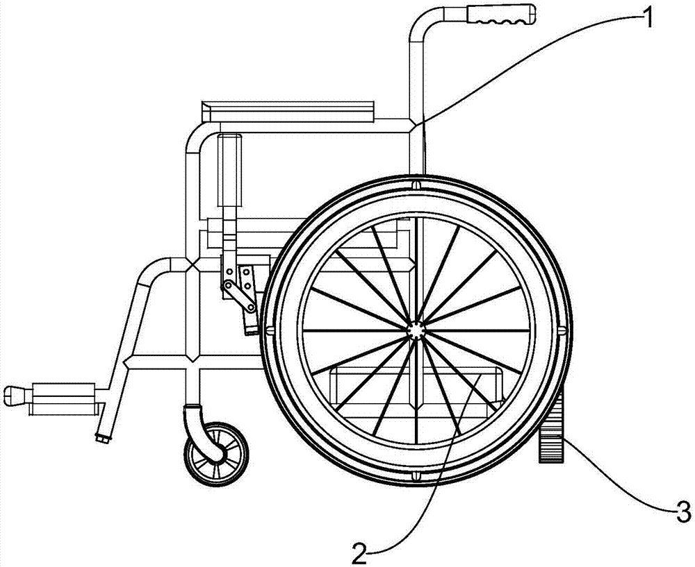 防后翻的轮椅的制作方法