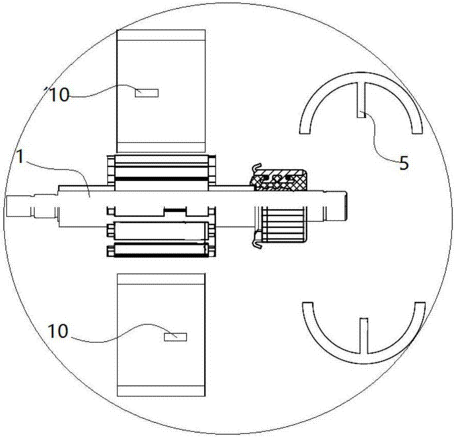 一种空心轴转子插绝缘纸设备的制作方法