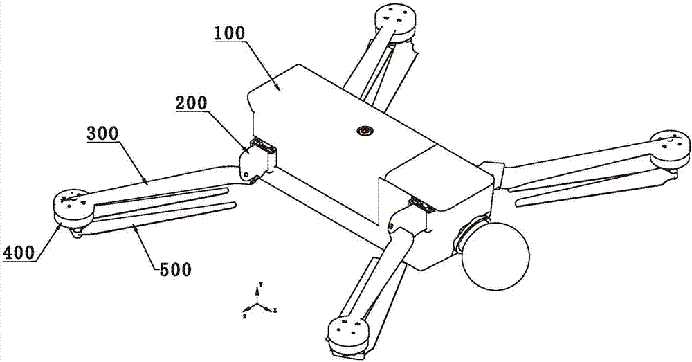 无人飞行器折叠机臂的制作方法